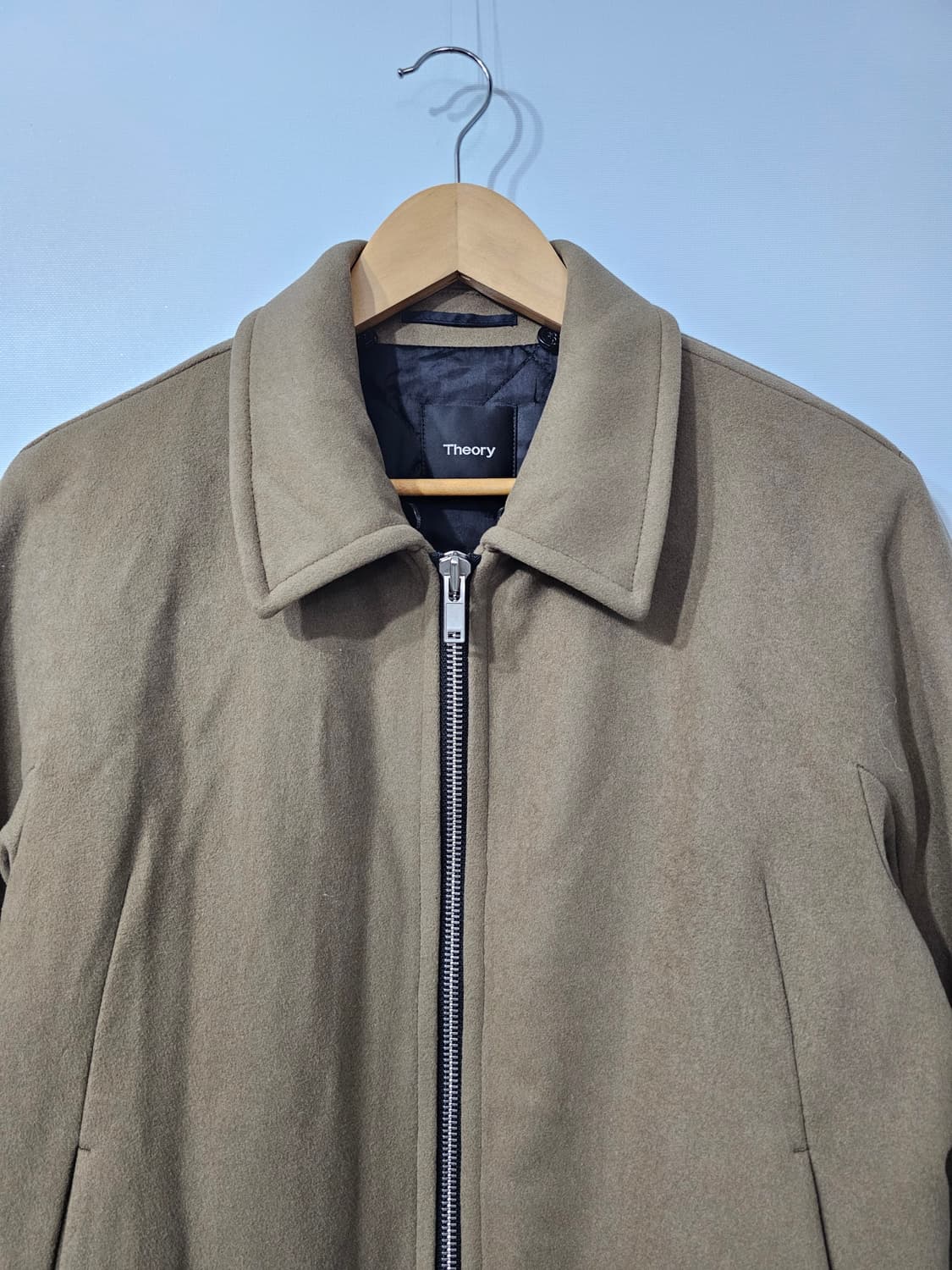 띠어리 THEORY 캐시미어 혼방 봄버 패딩 자켓 95 상품이미지5