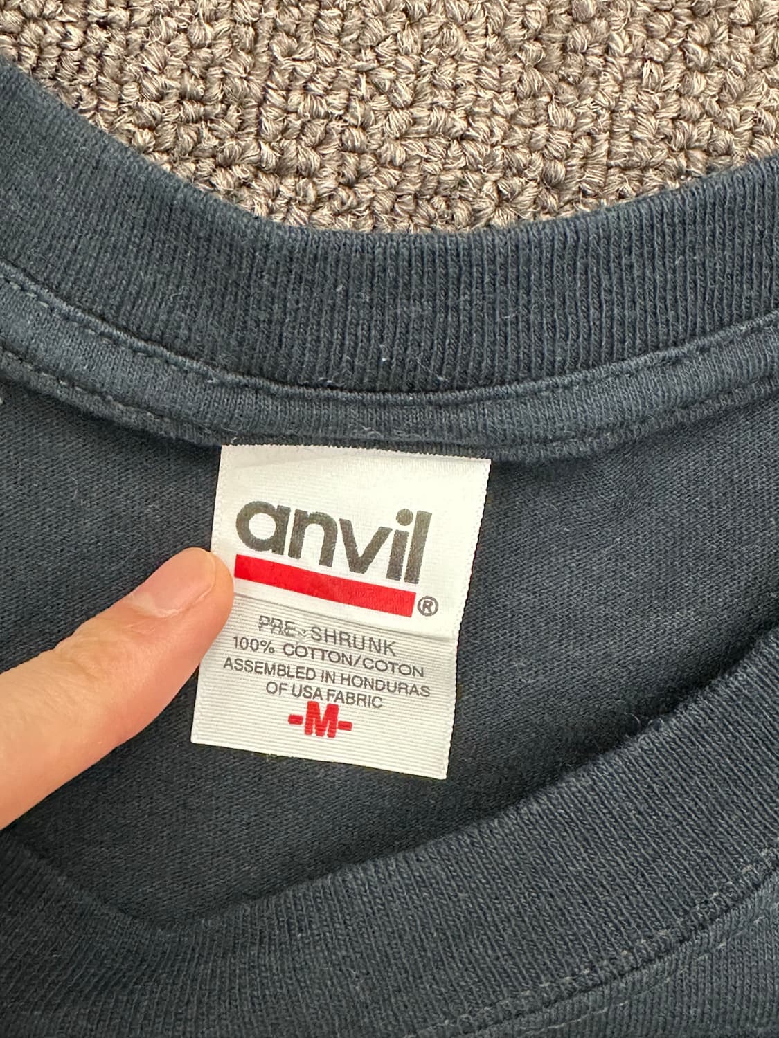 M)Anvil vintage 문아이즈 20주년 프린팅 반팔 상품이미지4