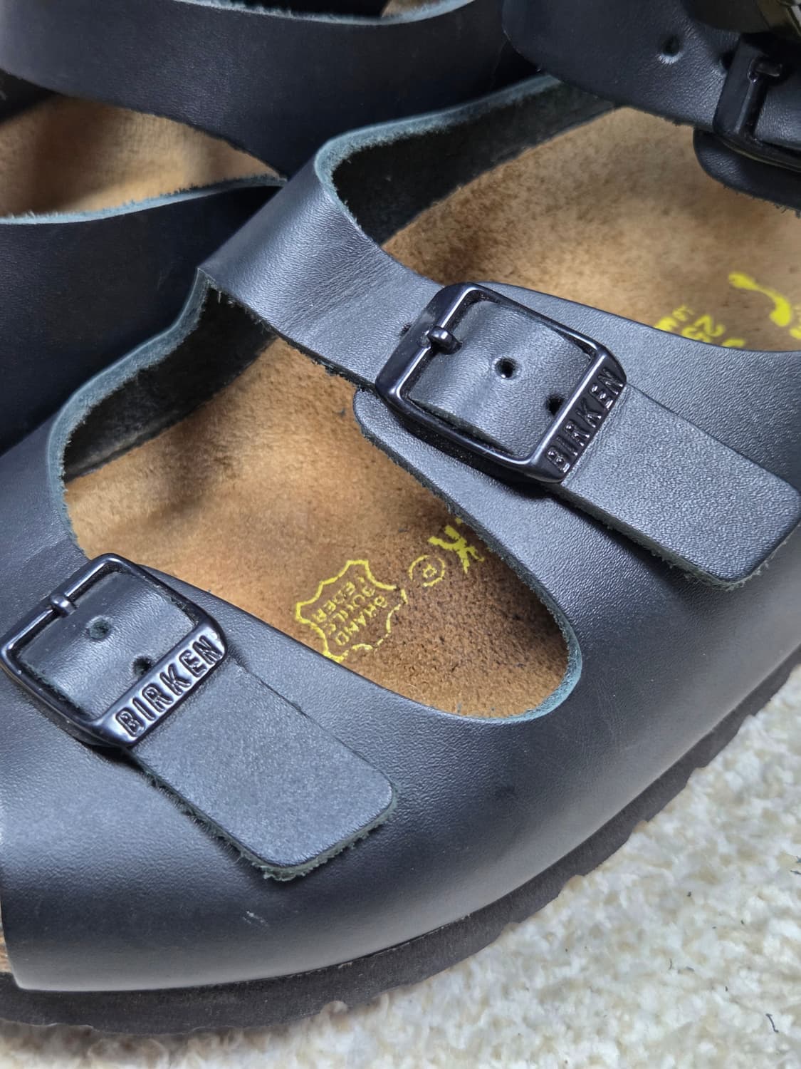 [버켄스탁] 아테네 레더 샌들 | 00227 상품이미지7