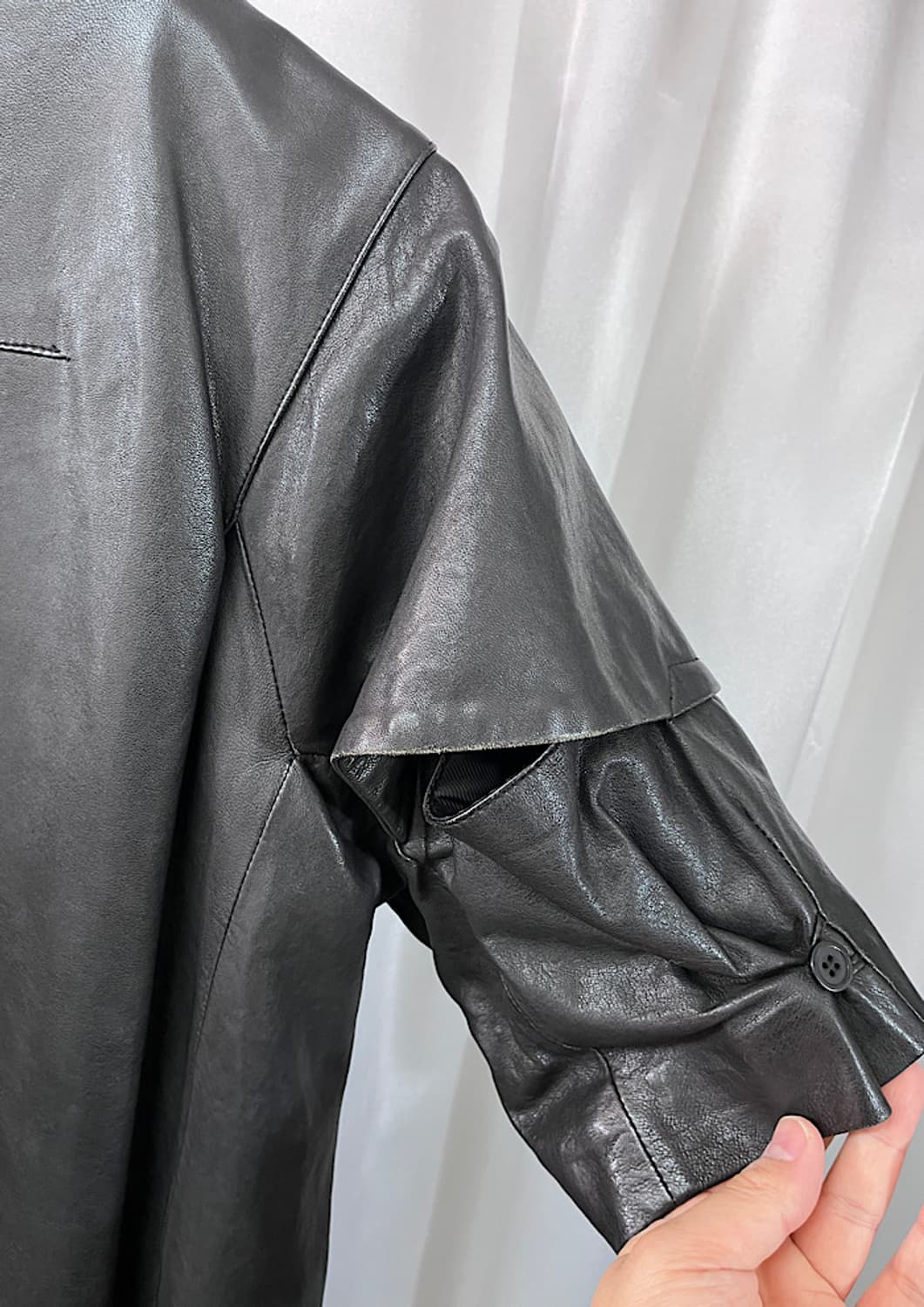 vintage leather coat  상품이미지7