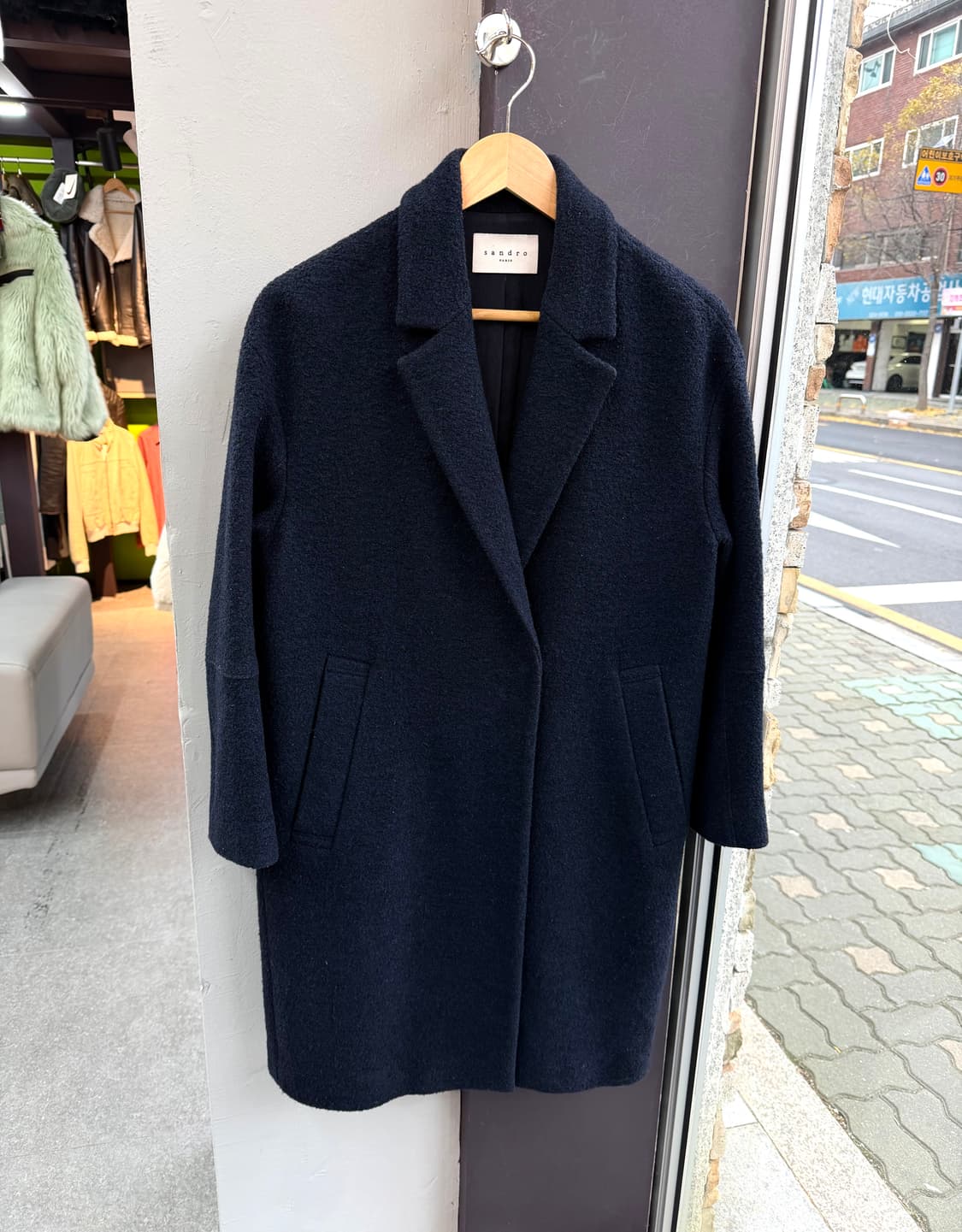 55/ 산드로 브라이튼 울 싱글 코트 자켓 상품이미지2