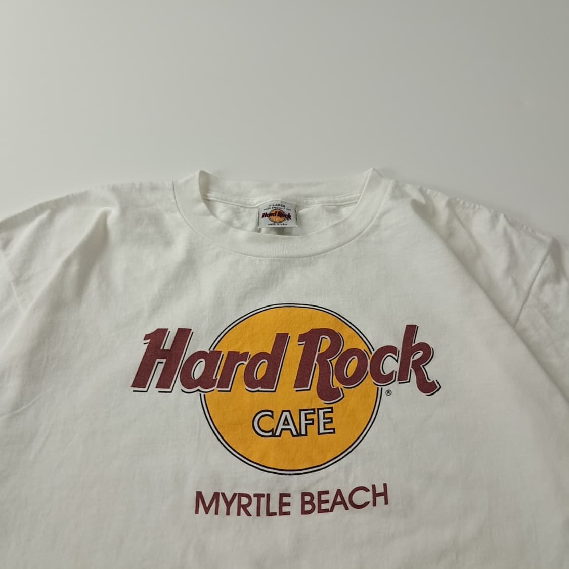 CJ597 XL 하드락카페 90s 미국판 MYRTLE BEACH 반팔  상품이미지2