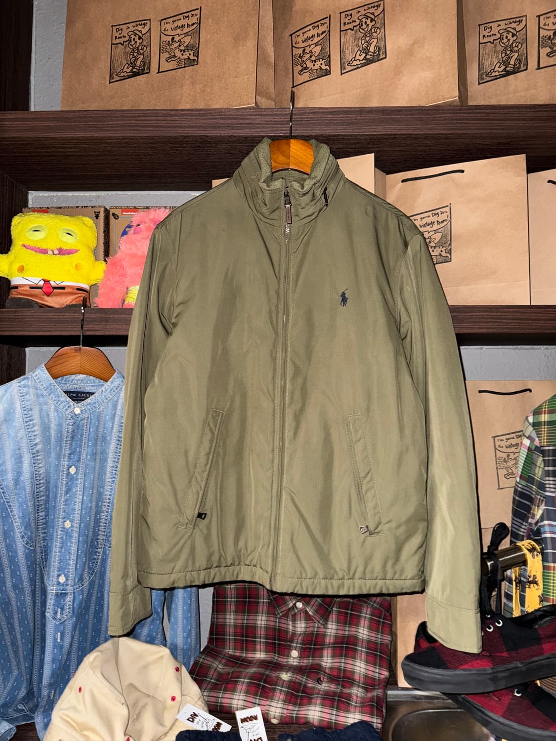 폴로 올리브 블루종 네이비포니 상품이미지1