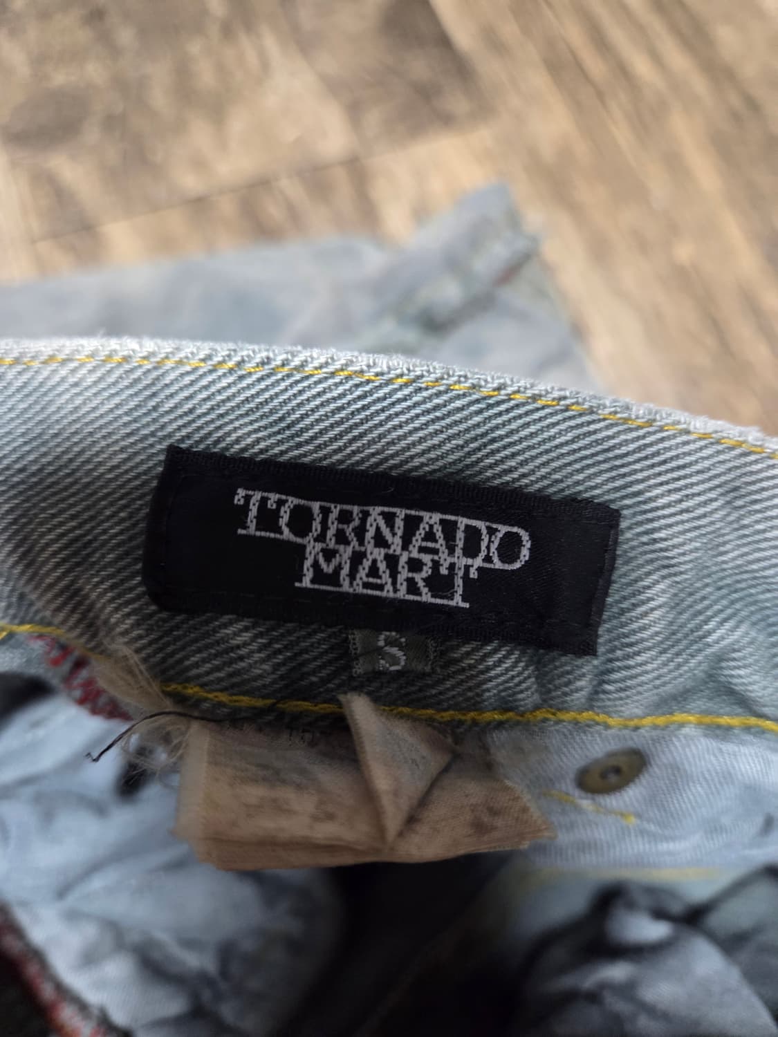 Tornado mart 토네이도 마트 사선 절개 수술 부츠컷 팬츠 상품이미지3