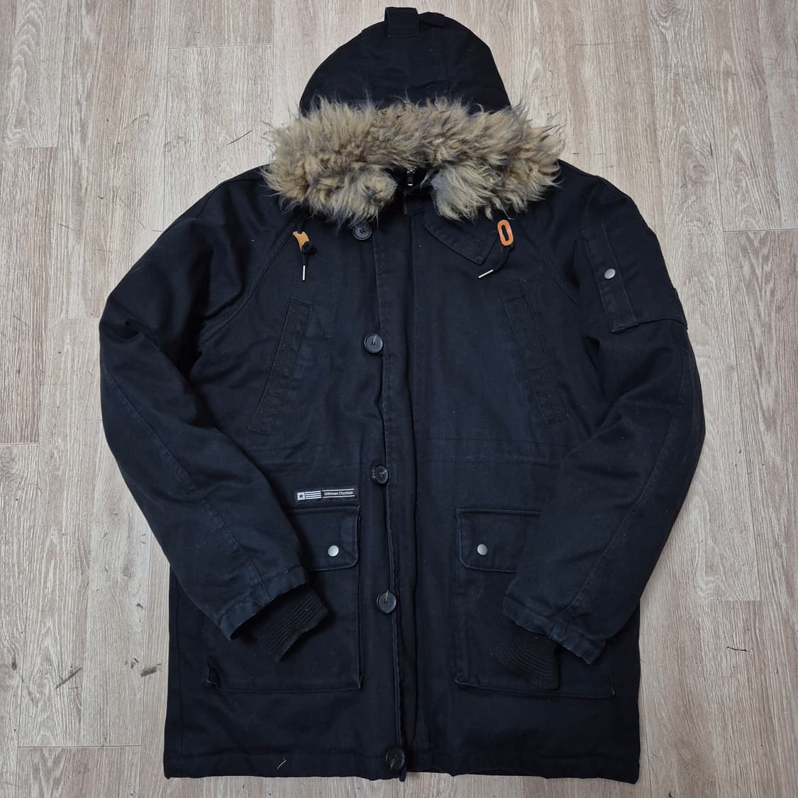 앱놀머씽 시티스테이트 덕다운 양털 퍼후드 파카 패딩 점퍼 XL(105) 상품이미지1