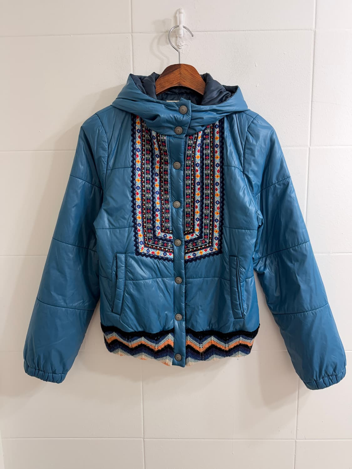 빈티지 블루 몽골 하구미 소녀 코디 세트 상품이미지4