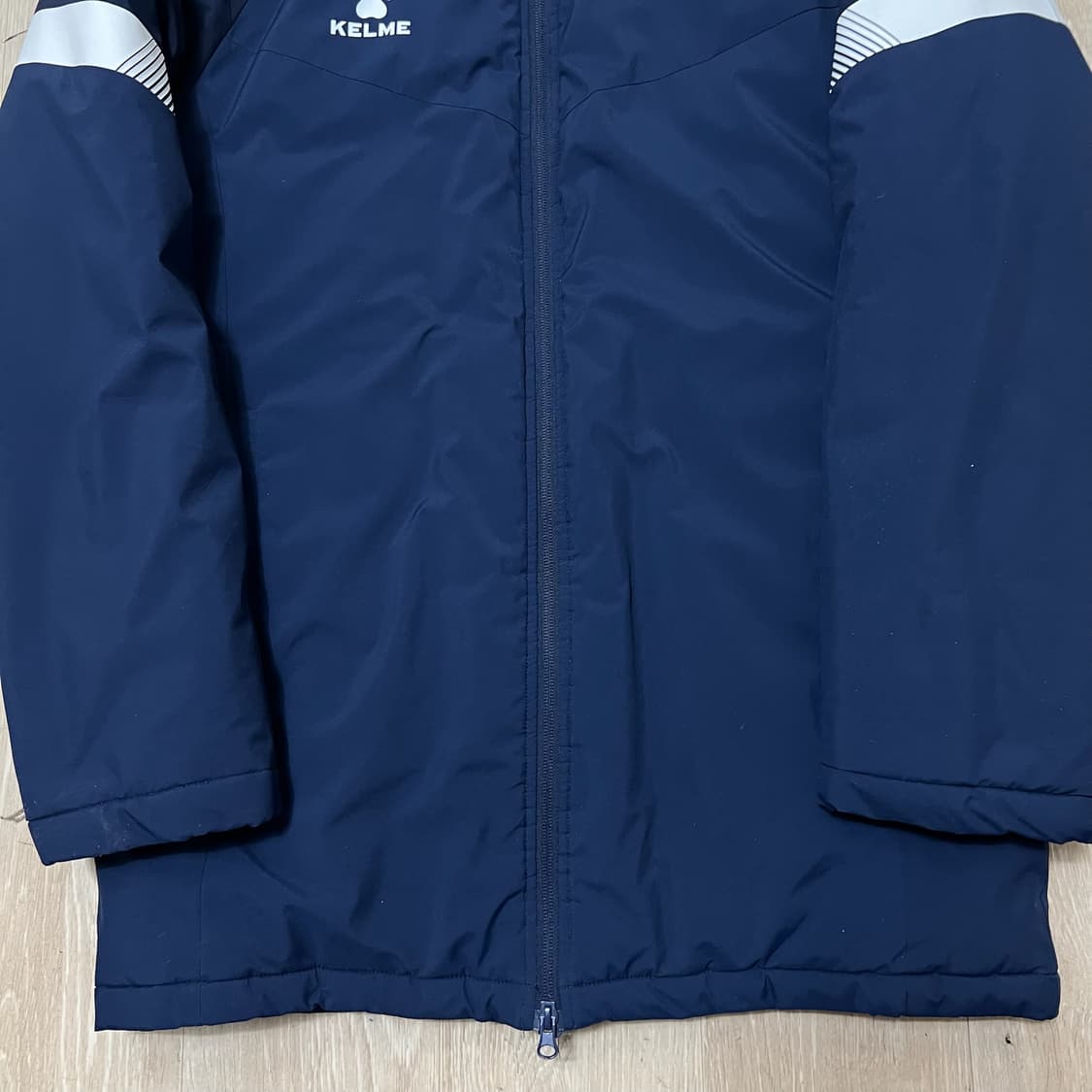 켈미 남성 로고 후드 롱패딩 L/100  상품이미지4