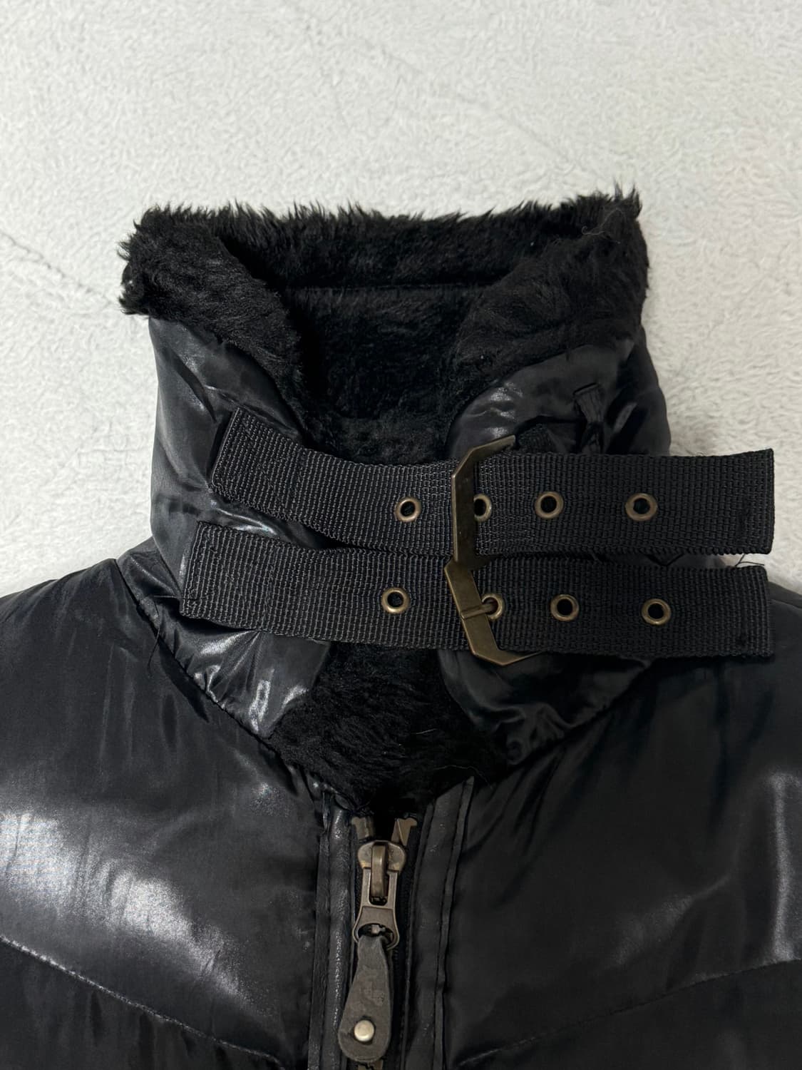 flying warm jacket 양털믹스 변형 하이넥 경량 패딩 상품이미지4