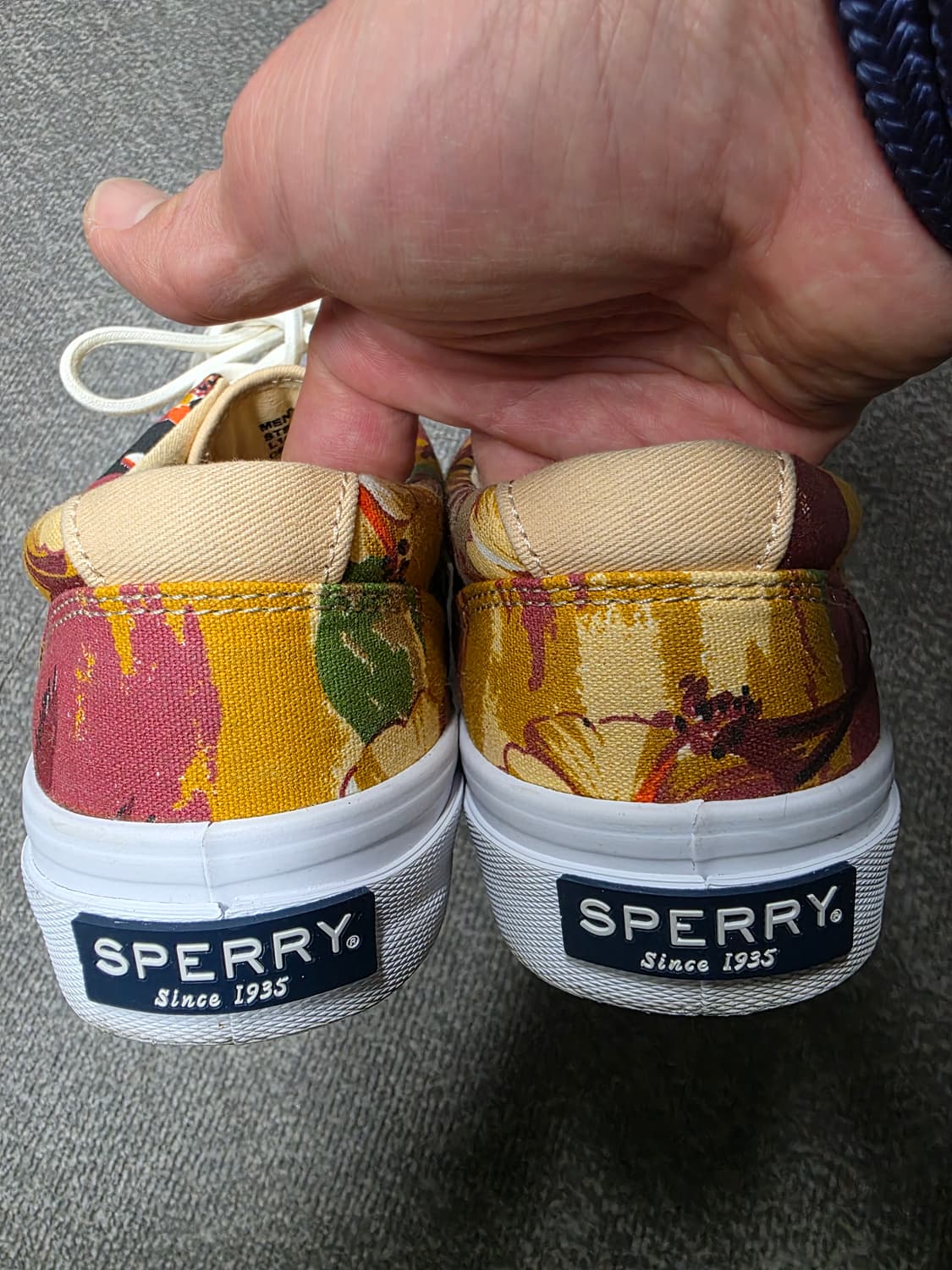 [260] 스페리 탑사이더 야자수 패턴 캔버스화 스니커즈 상품이미지5