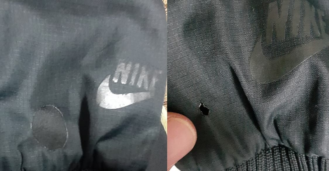 10s 나이키 검정색 봄버 바시티 자켓 L 100 상품이미지5