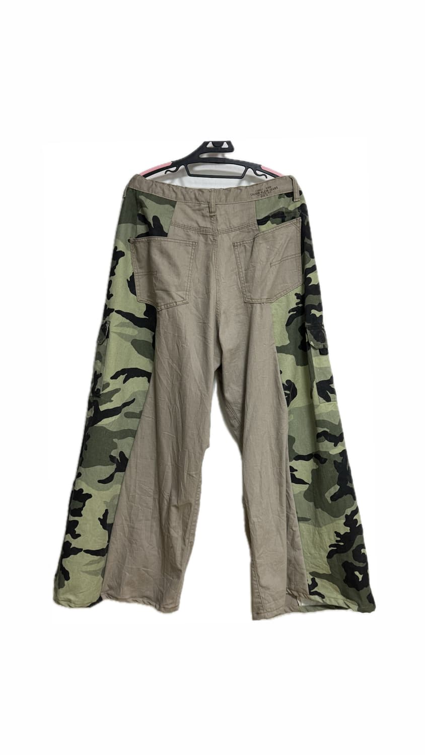 두붙바 카고 베이지 와이드 팬츠 상품이미지2