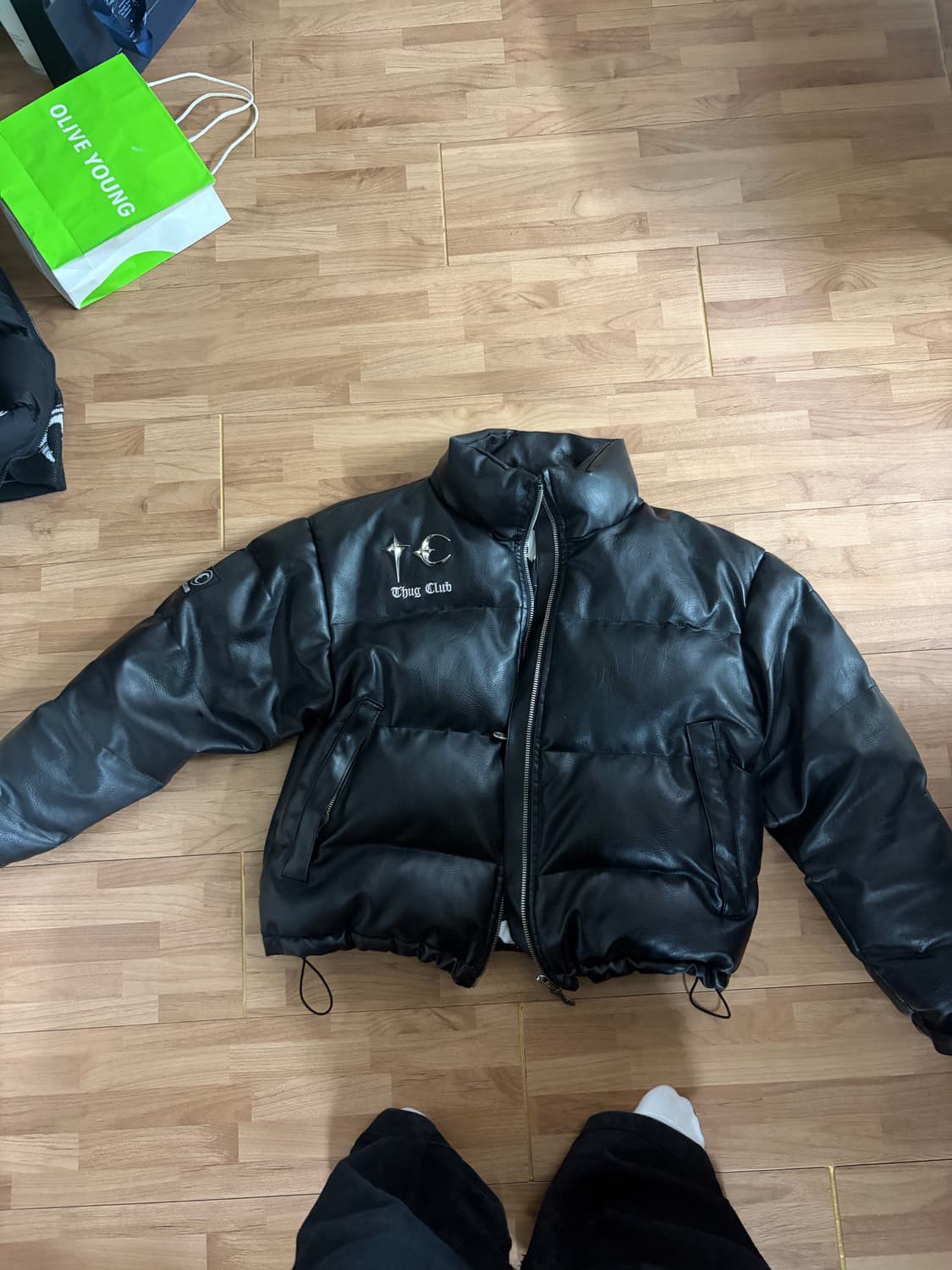 떠그클럽 패딩 사이즈 1 상태 매우 좋음 상품이미지1