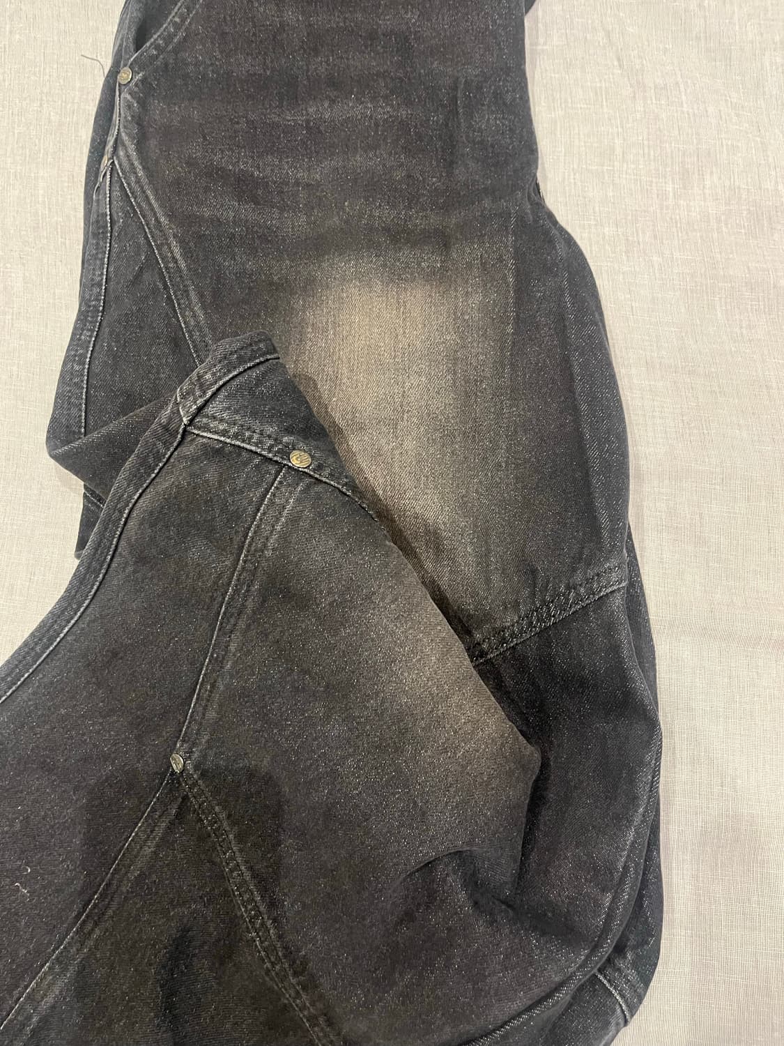 트래블-리벳 벌룬 팬츠 블랙 상품이미지2