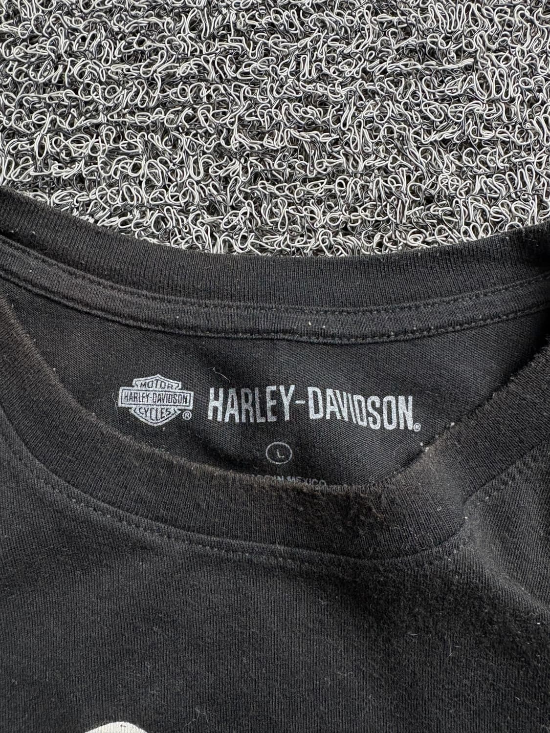 할리데이비슨 핀업걸 빅로고 박시핏 반팔티 2892 상품이미지3