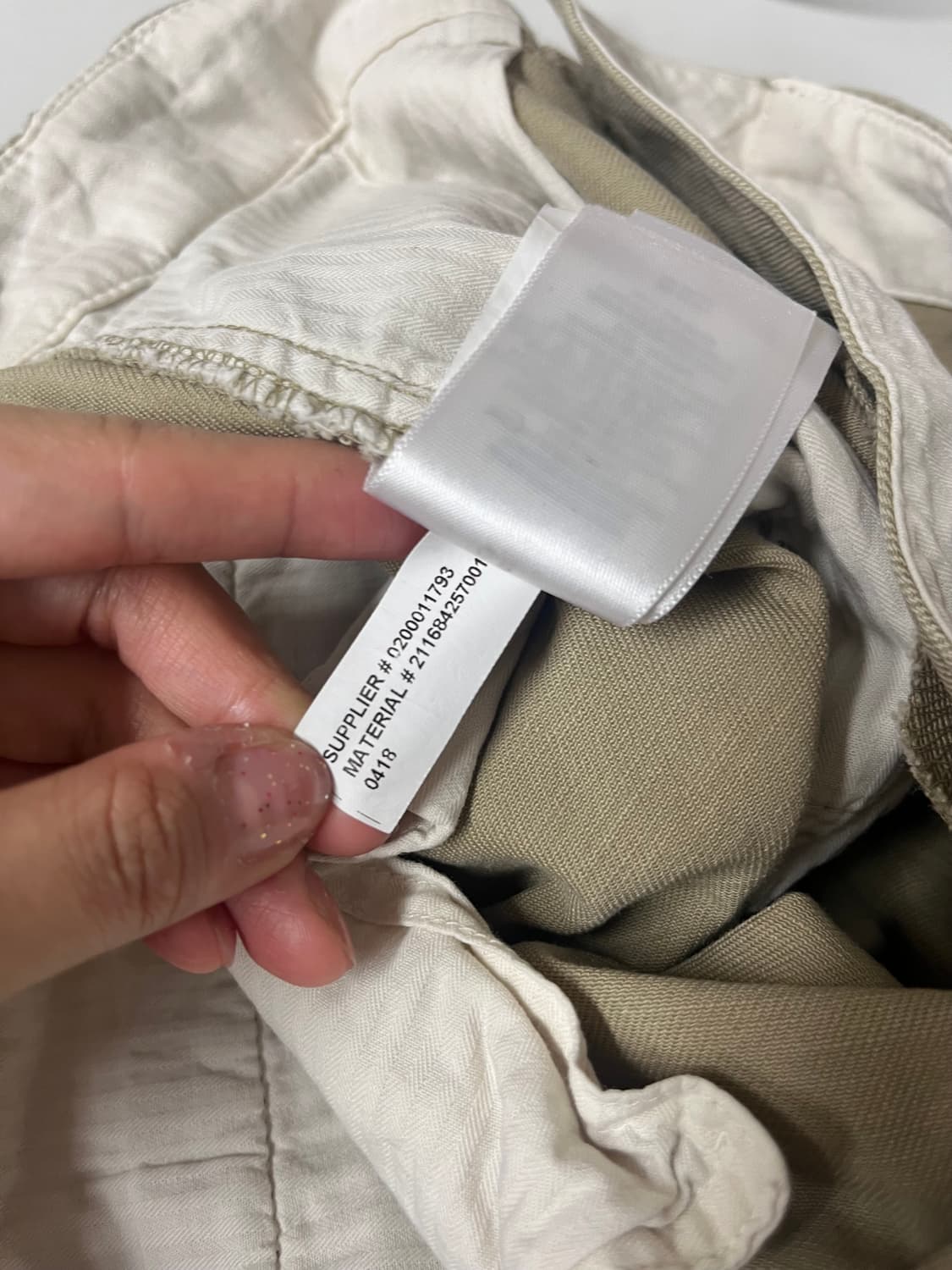 6) 폴로 랄프로렌 보이 크롭 치노 팬츠 베이지 상품이미지7