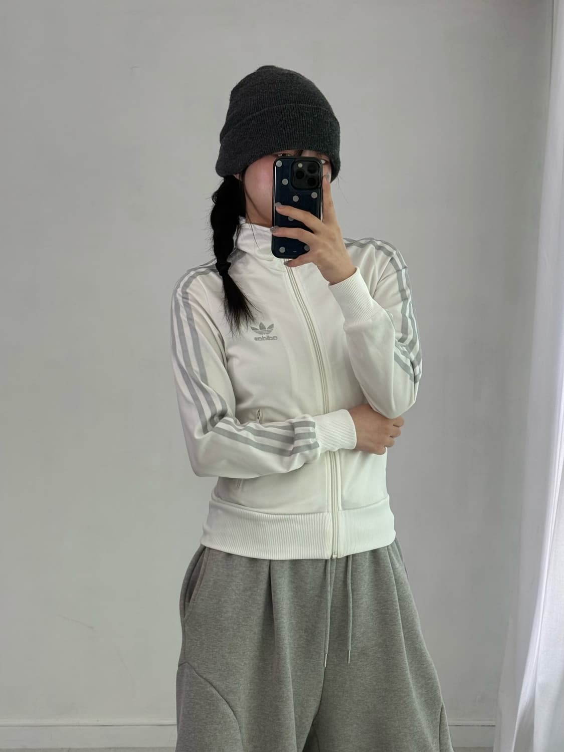 아디다스 화이트 실버 져지 상품이미지2