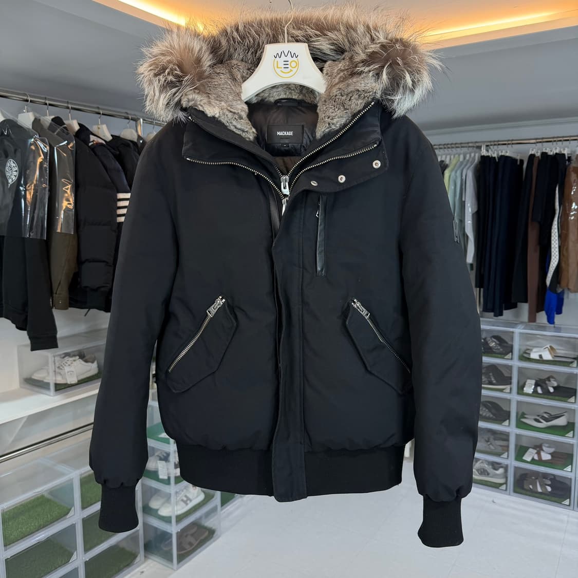 [리오브] 맥케이지 딕슨 실버퍼 패딩 상품이미지1