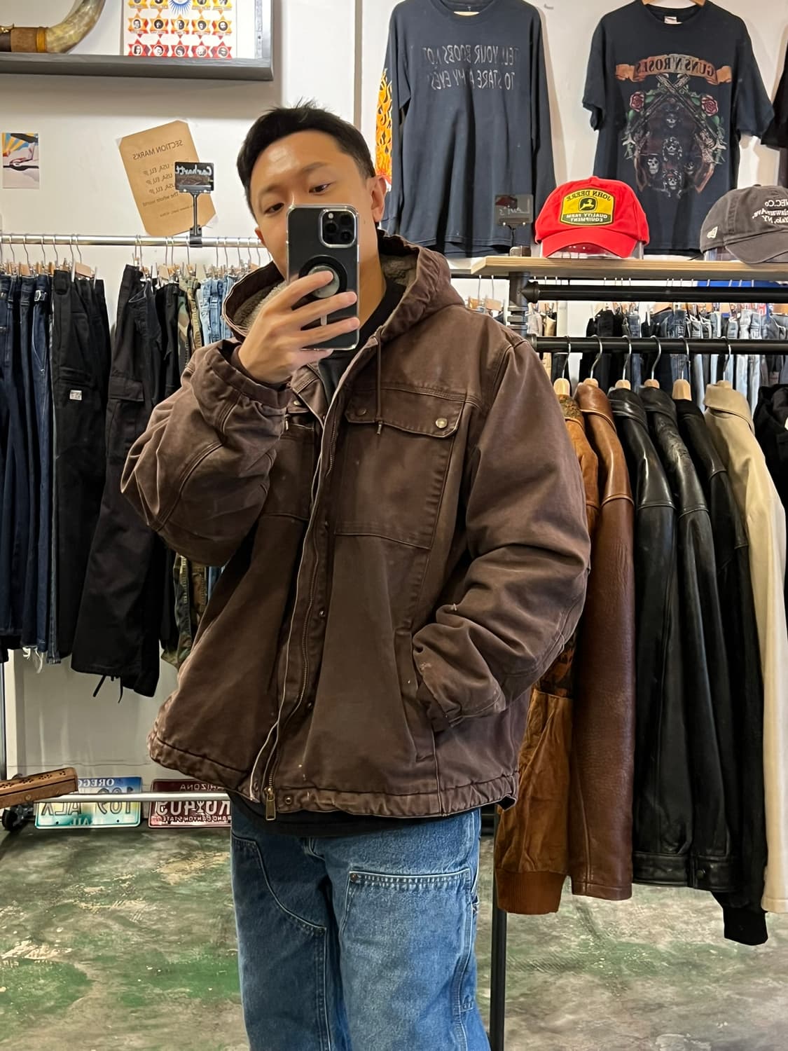 [XL] 칼하트 103826 DKB 바틀렛 쉐르파 라이닝 유틸리티 자켓 상품이미지2