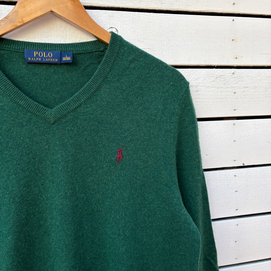 Polo 폴로 울 브이넥 니트 상품이미지3