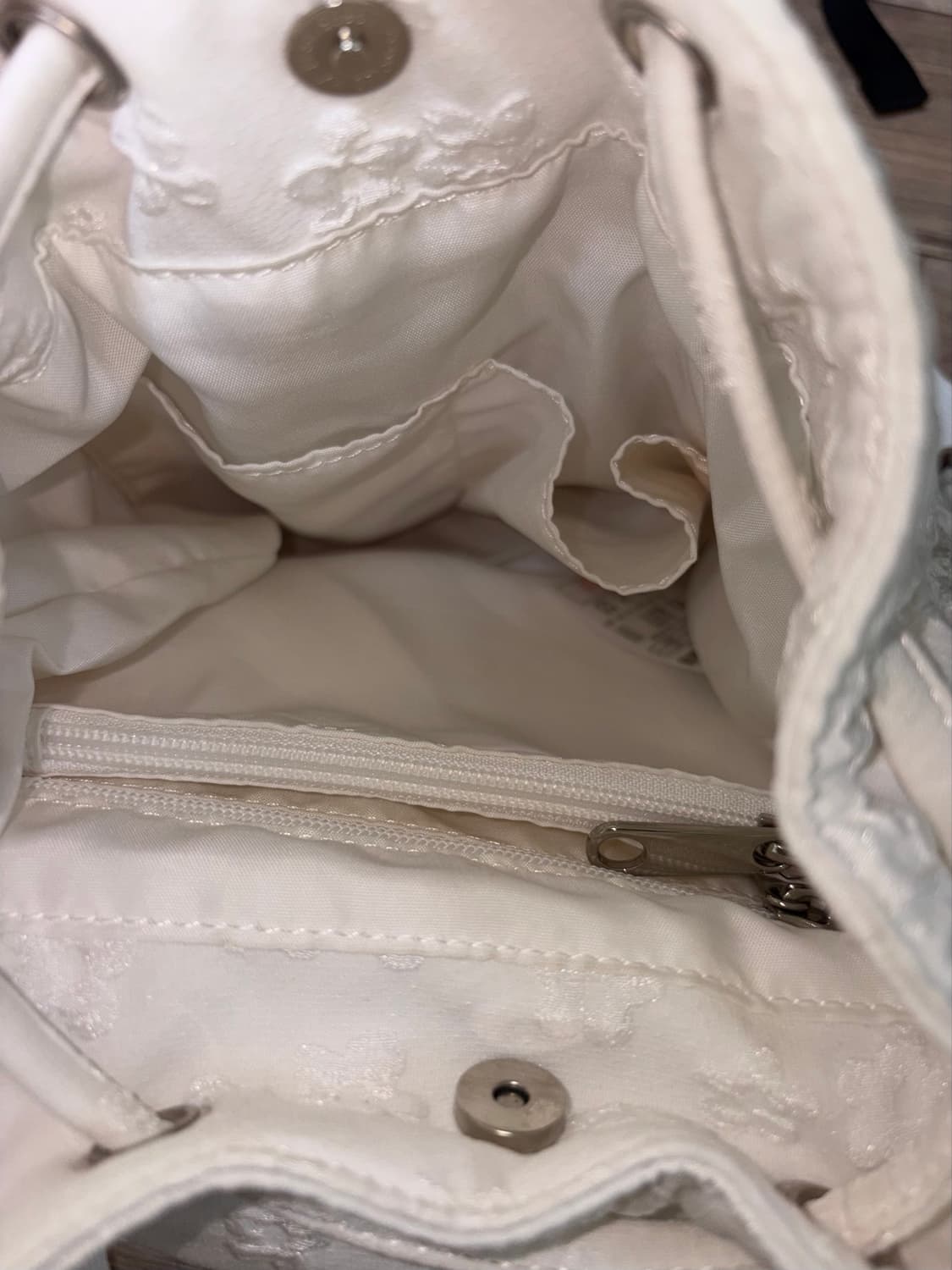 라츠유 Nostalgia chubby Backpack White 백팩  상품이미지4
