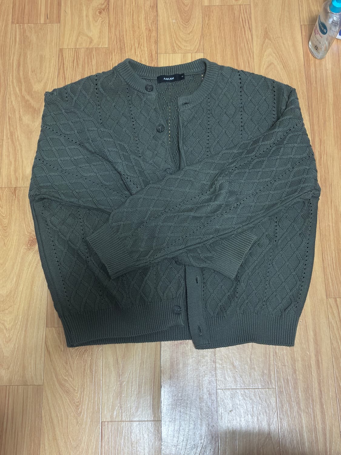 아캄 케이블 니트 가디건 2사이즈 상품이미지1