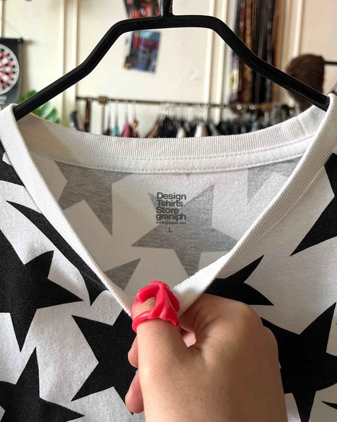JPN Vintage Star Graphic 1/2 T-Shirt 상품이미지5