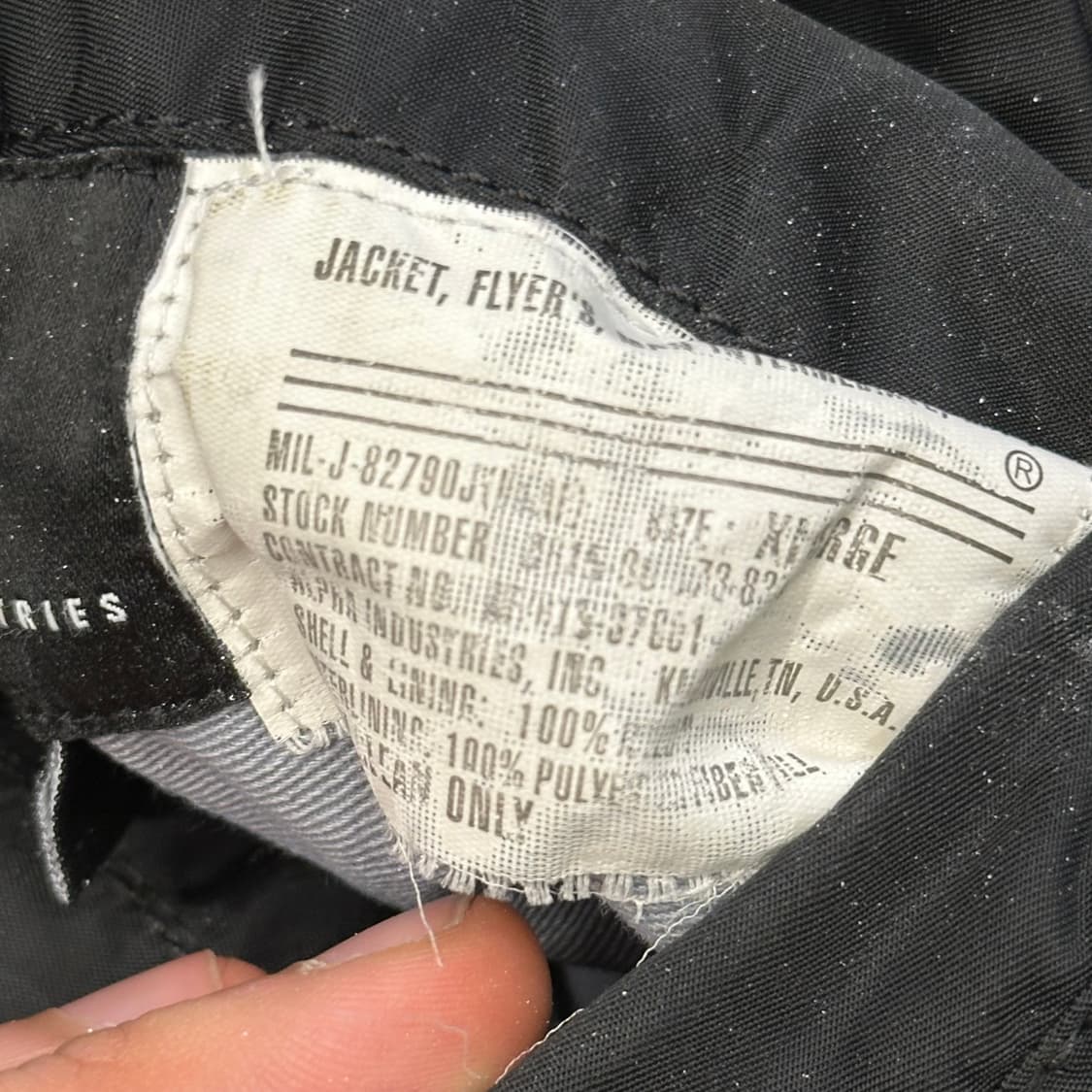 XL 알파인더스트리 리버시블 ma-1 항공자켓 상품이미지7