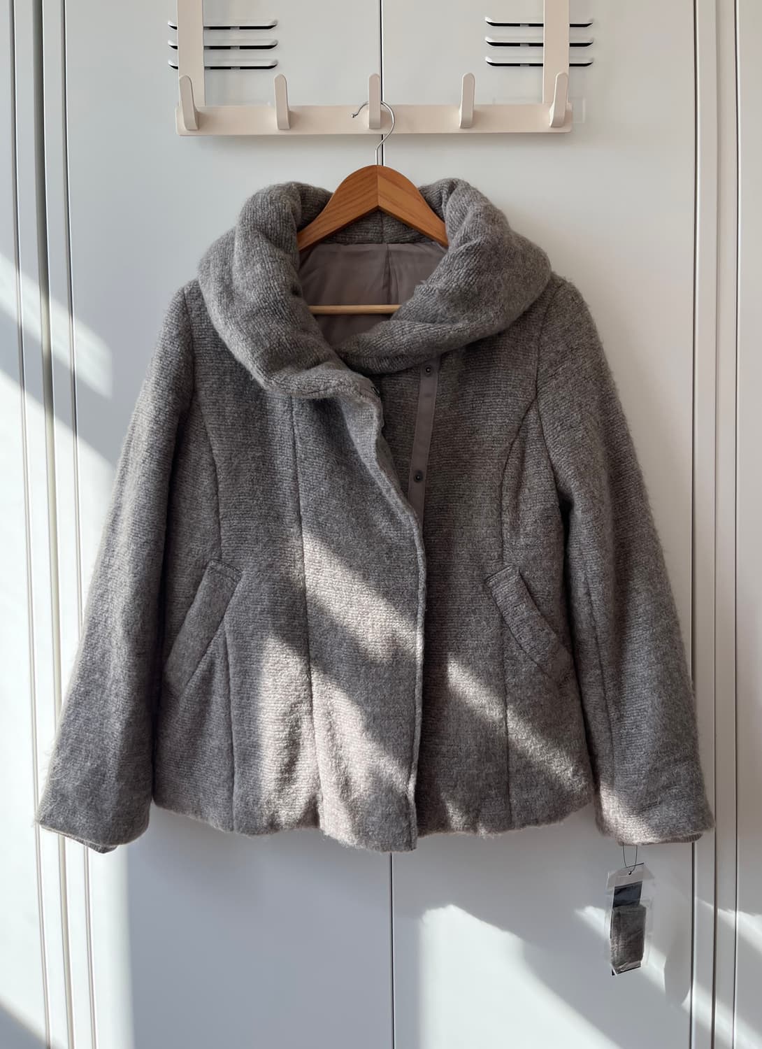 Blue label 만두 카라 시보리 패딩 점퍼 상품이미지1