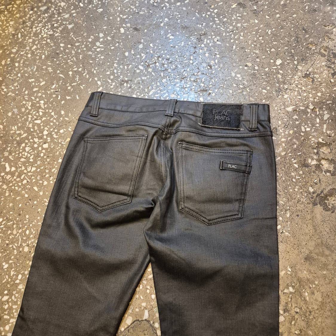 32인치 플랙진 SLENDER 슬림핏 코팅청바지 상품이미지8