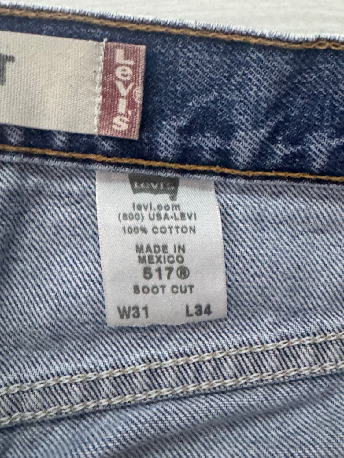 00‘s levis 517 레드탭 made in mexico 상품이미지5