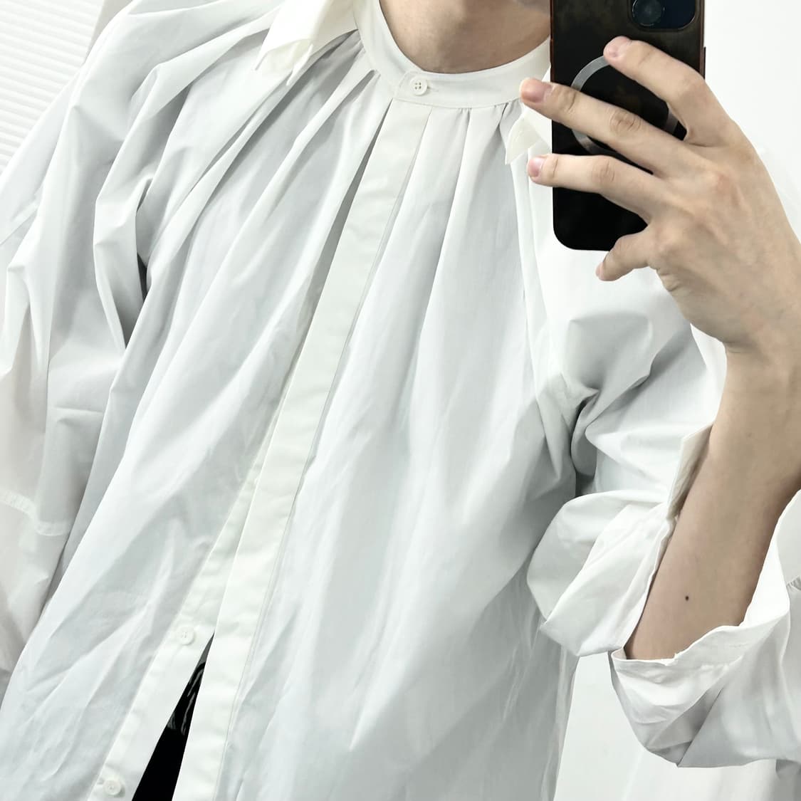 준지 레이어드 카라 셔츠 상품이미지4