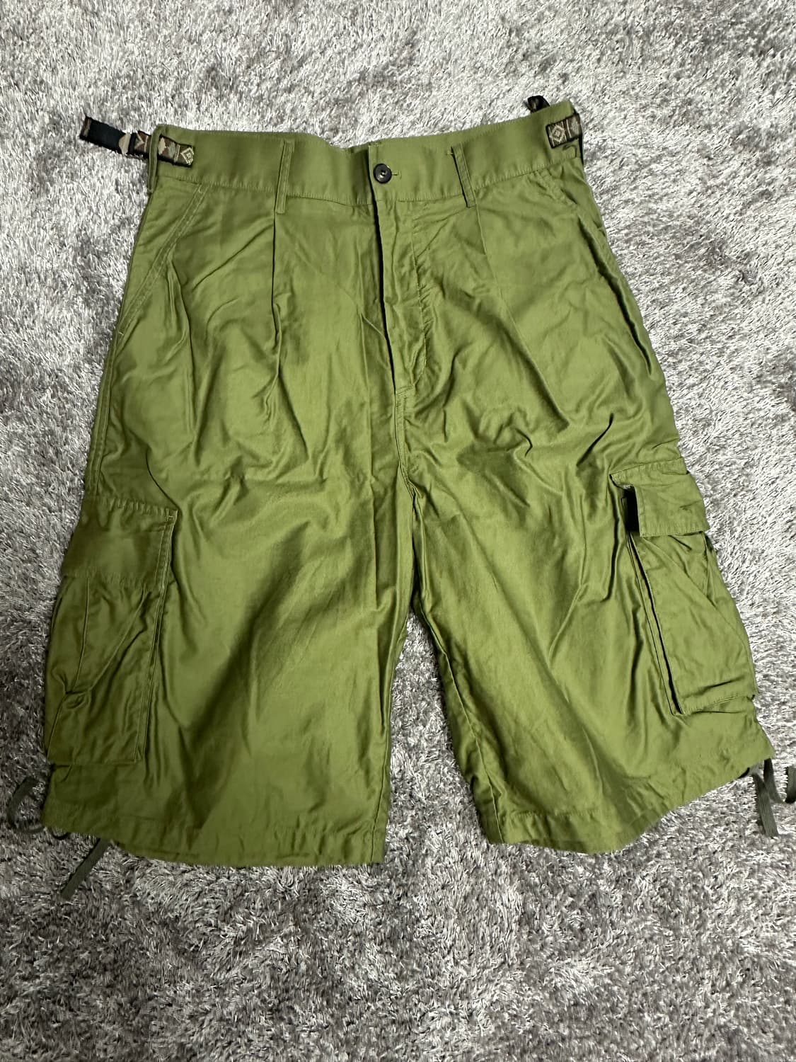 서스테인 몰스킨 카고 쇼츠 팬츠 올리브 1 사이즈 상품이미지2