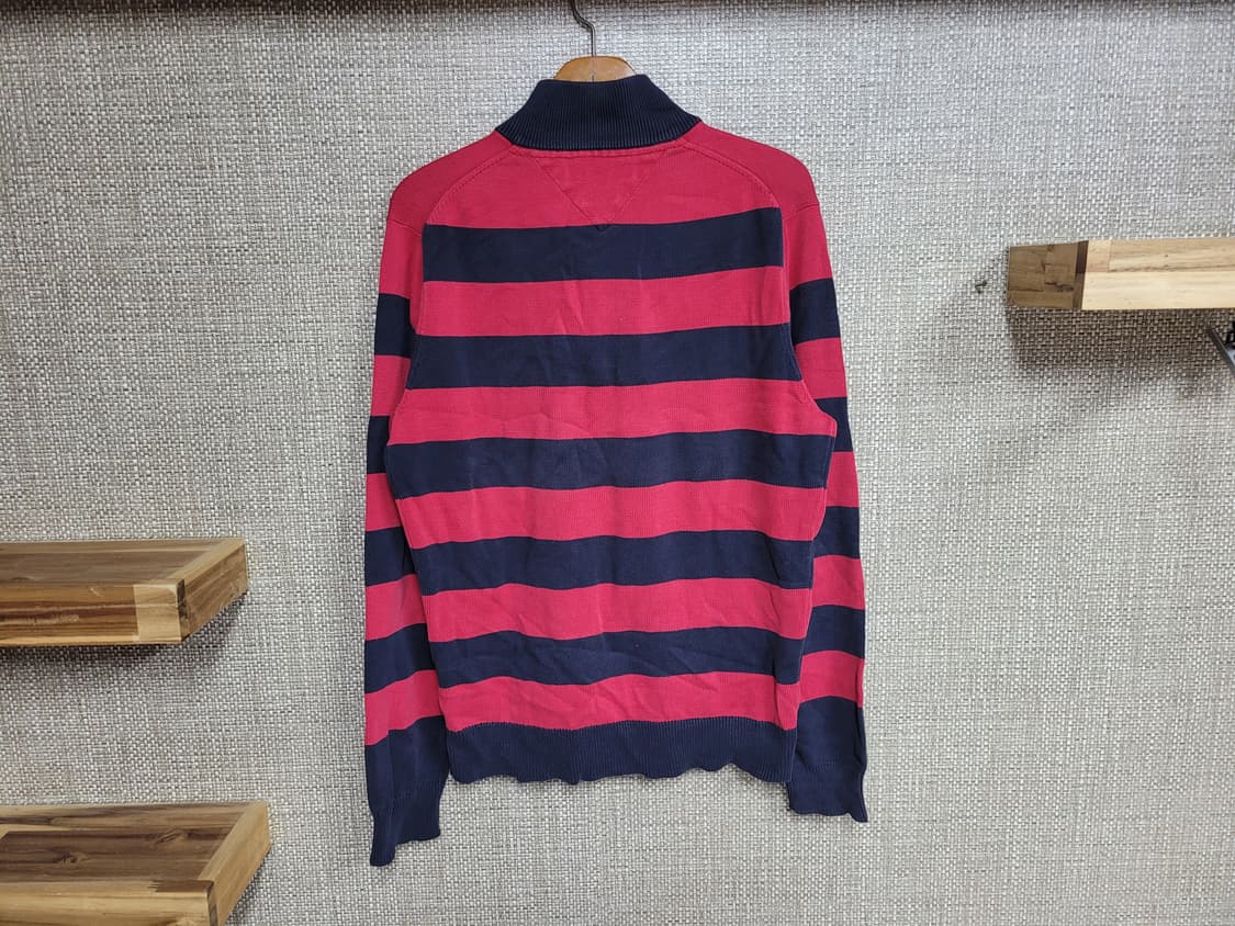 M 95~100사이즈 타미힐피거 하프 집업 니트 빈티지 아메카지 상품이미지3