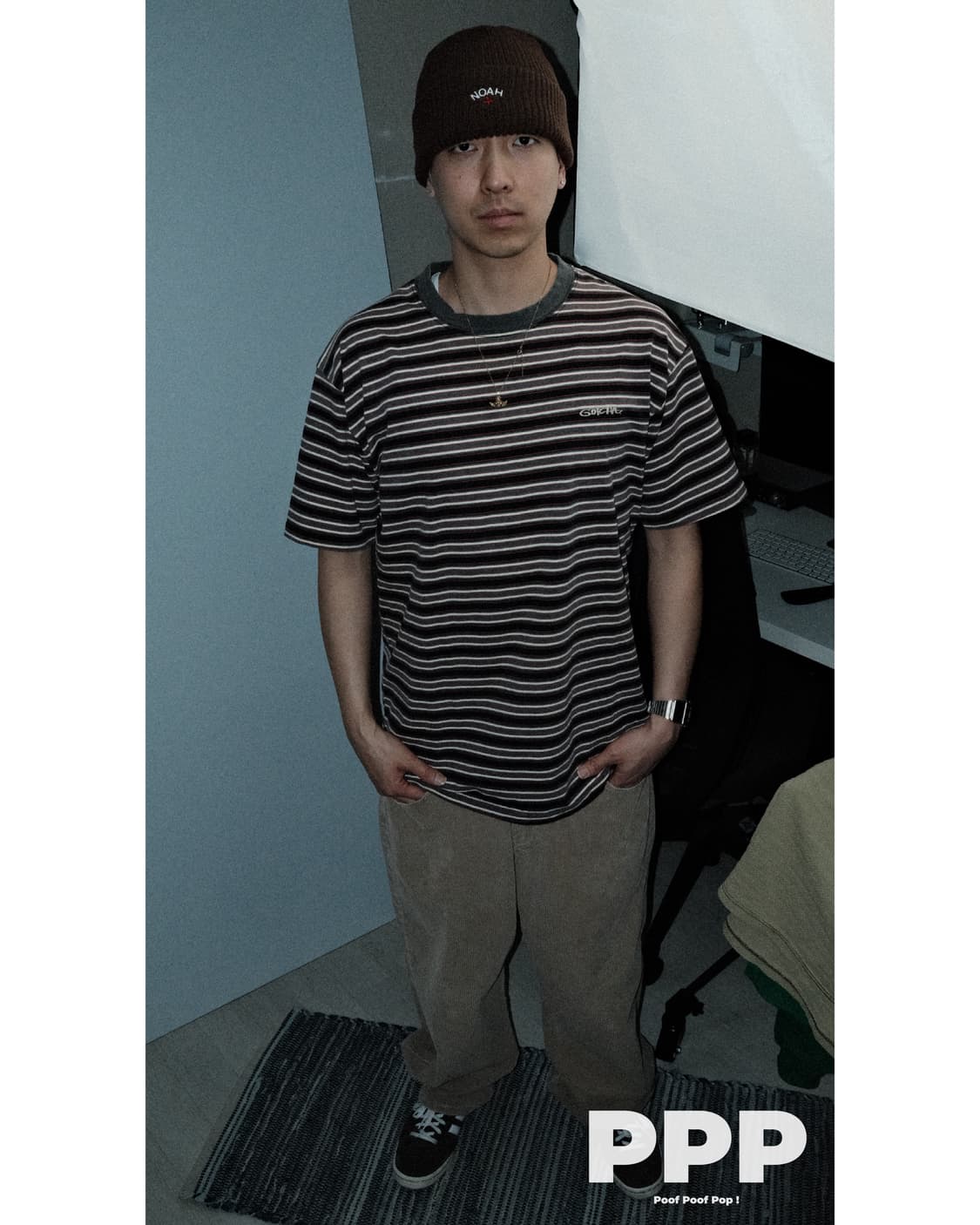 90's Gotcha 스트라이프 티셔츠 상품이미지4