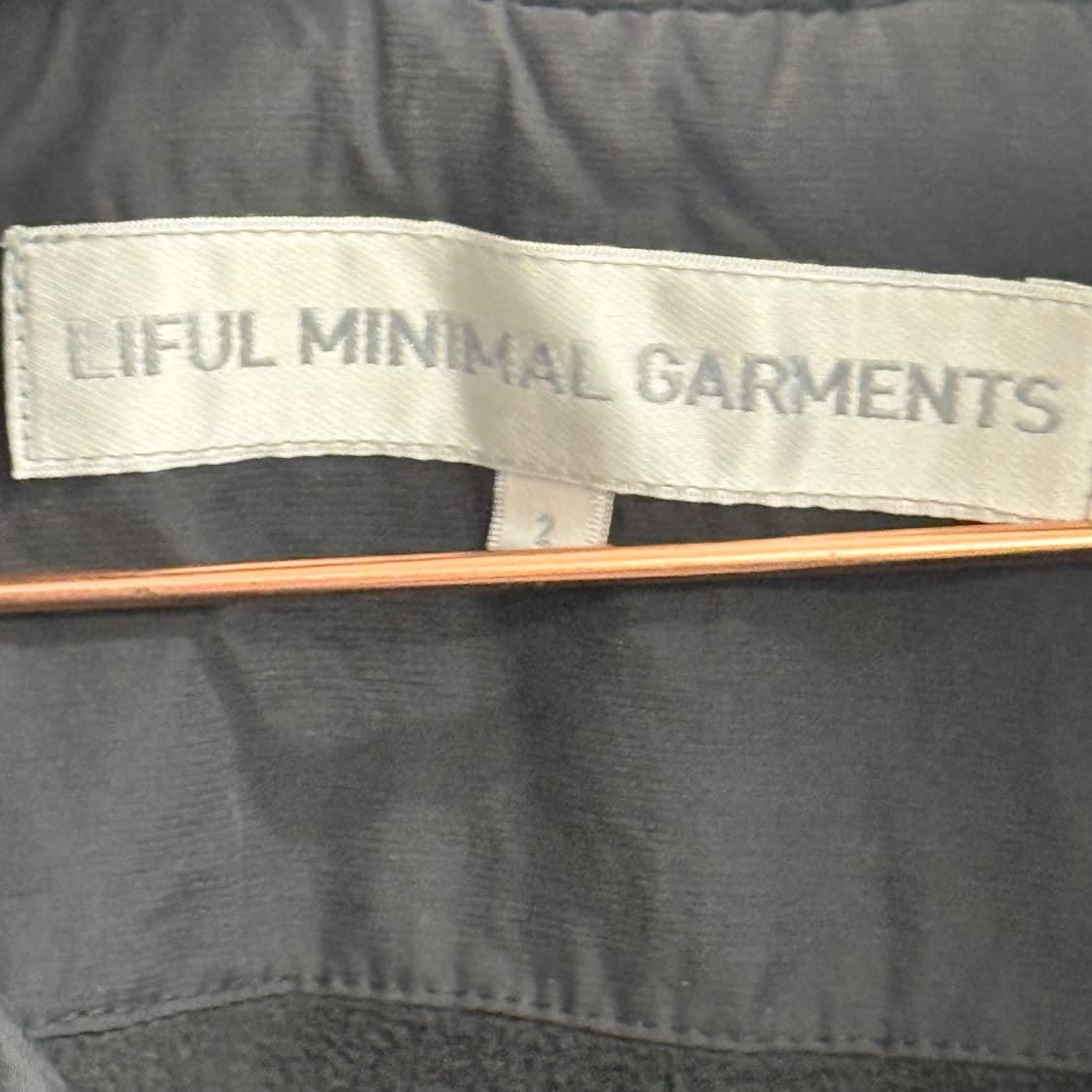 라이풀미니멀가먼츠 투웨이 포켓 디테일 자켓 (2) 상품이미지2