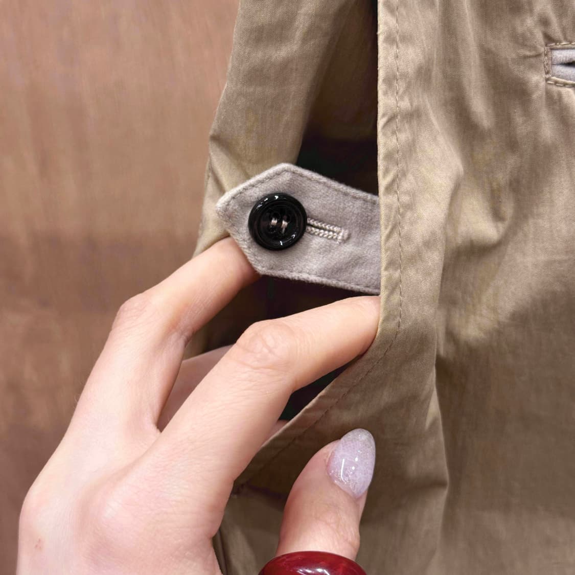 입생로랑 버뮤다 하프팬츠 D링 벨트 디테일 하이웨스트 베이지 상품이미지7