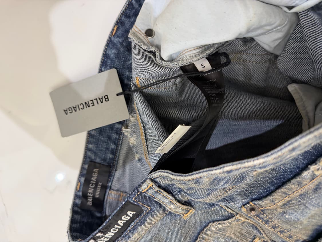 발렌시아가 슈퍼 디스트로이드 배기 데님 팬츠 상품이미지6