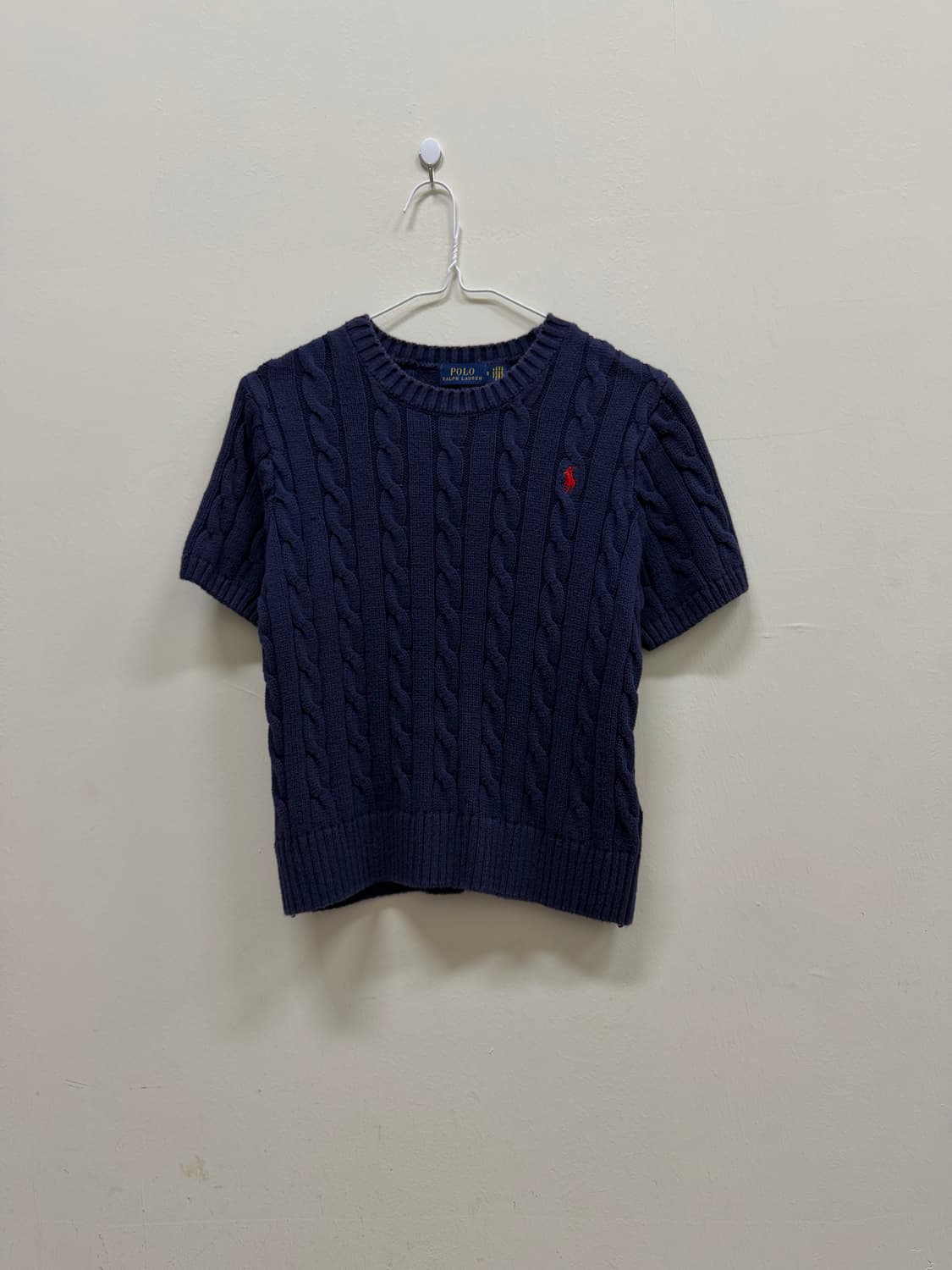 폴로랄프로렌 꽈배기 반팔 니트 상품이미지1