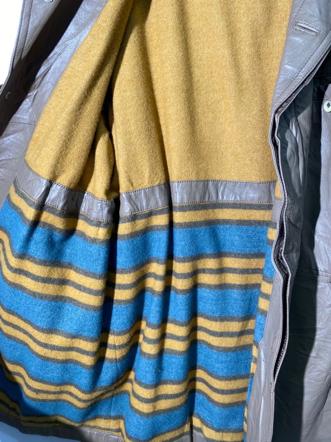 caesar 리얼 레더 코트 상품이미지4