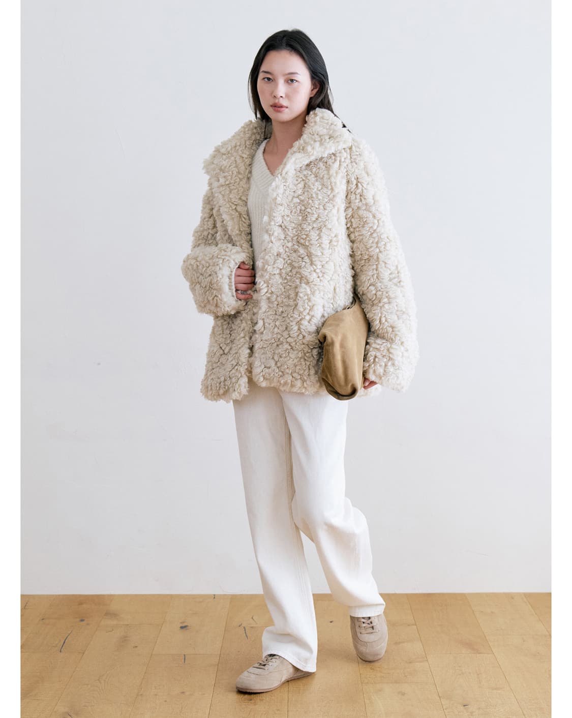 [정가 21만원 새상품] notia 노티아 퍼자켓 / 양털자켓 상품이미지10