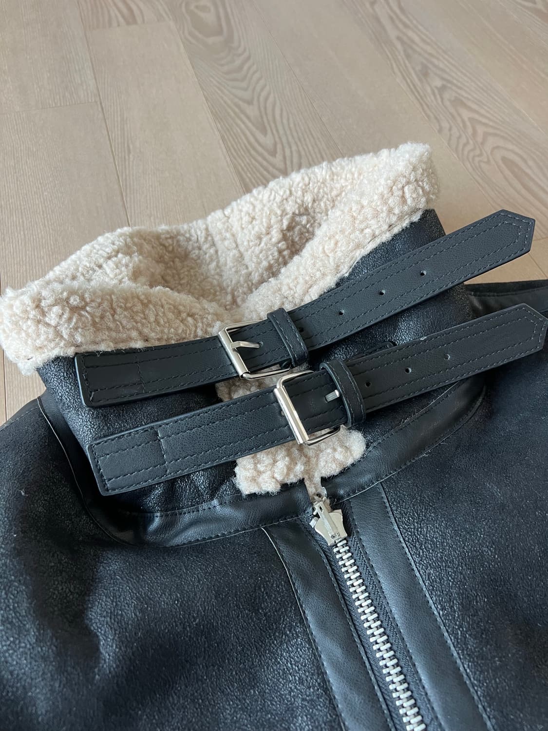 무스탕 양털 베스트  상품이미지2