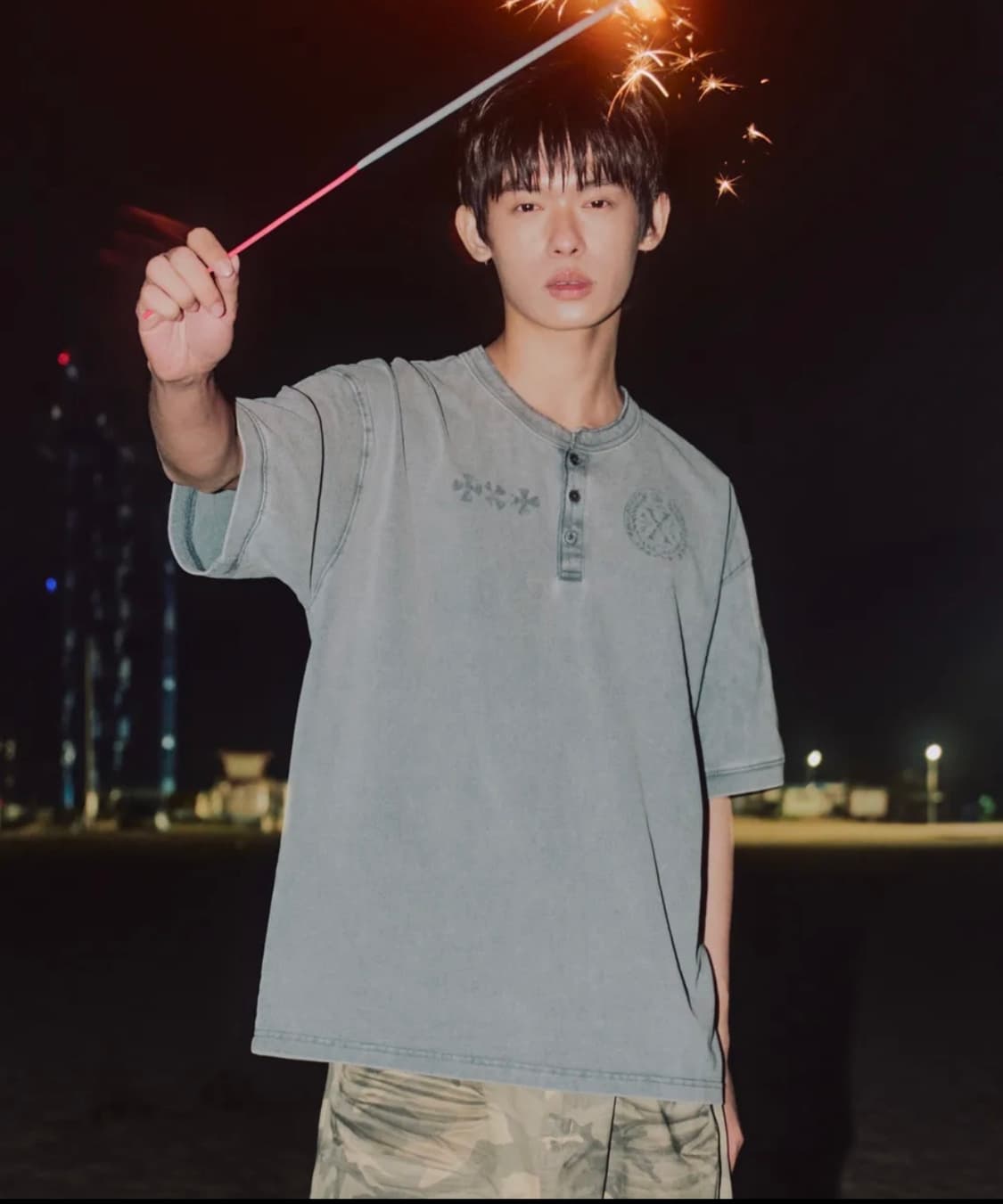 엑스톤즈 헨리넥 반팔 티셔츠 상품이미지1