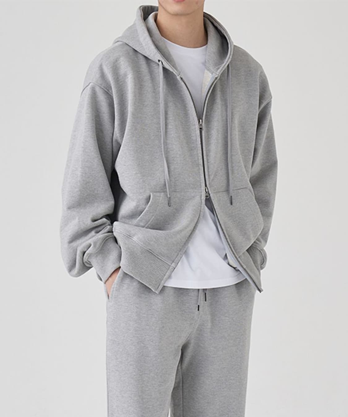 토피 스웻 후드집업 상품이미지1