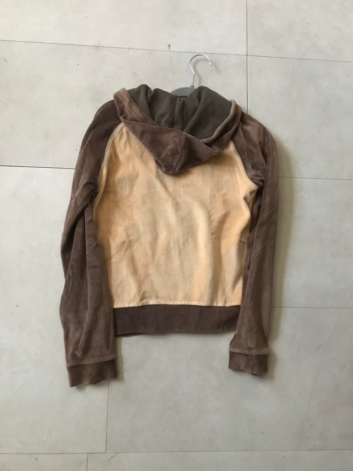 리복 브라운 나그랑 벨벳 후드집업 상품이미지9