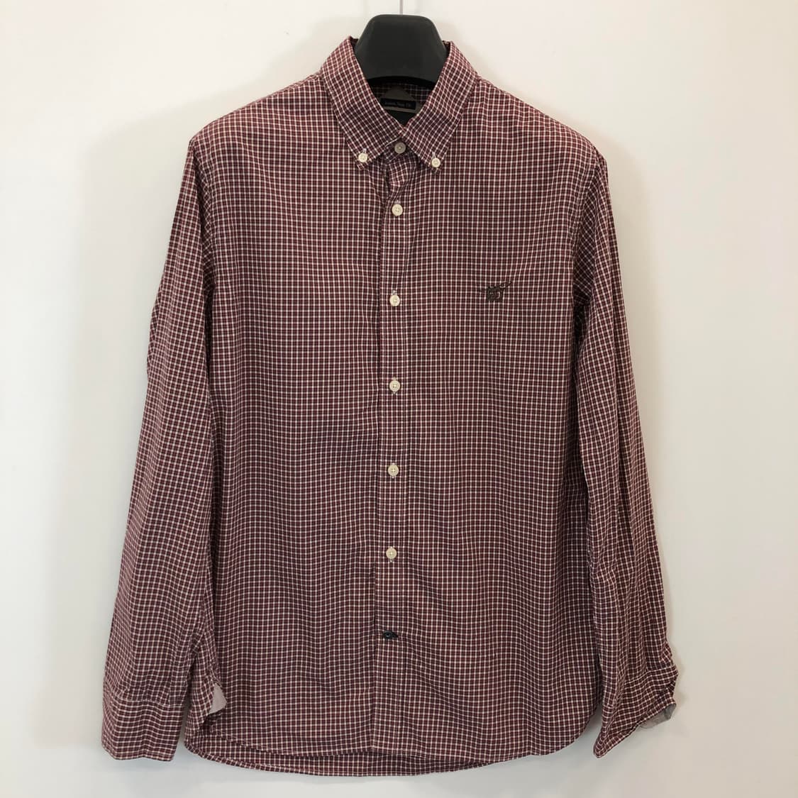 헨리코튼 이탈리안 슬림핏 깅엄셔츠 105 상품이미지1