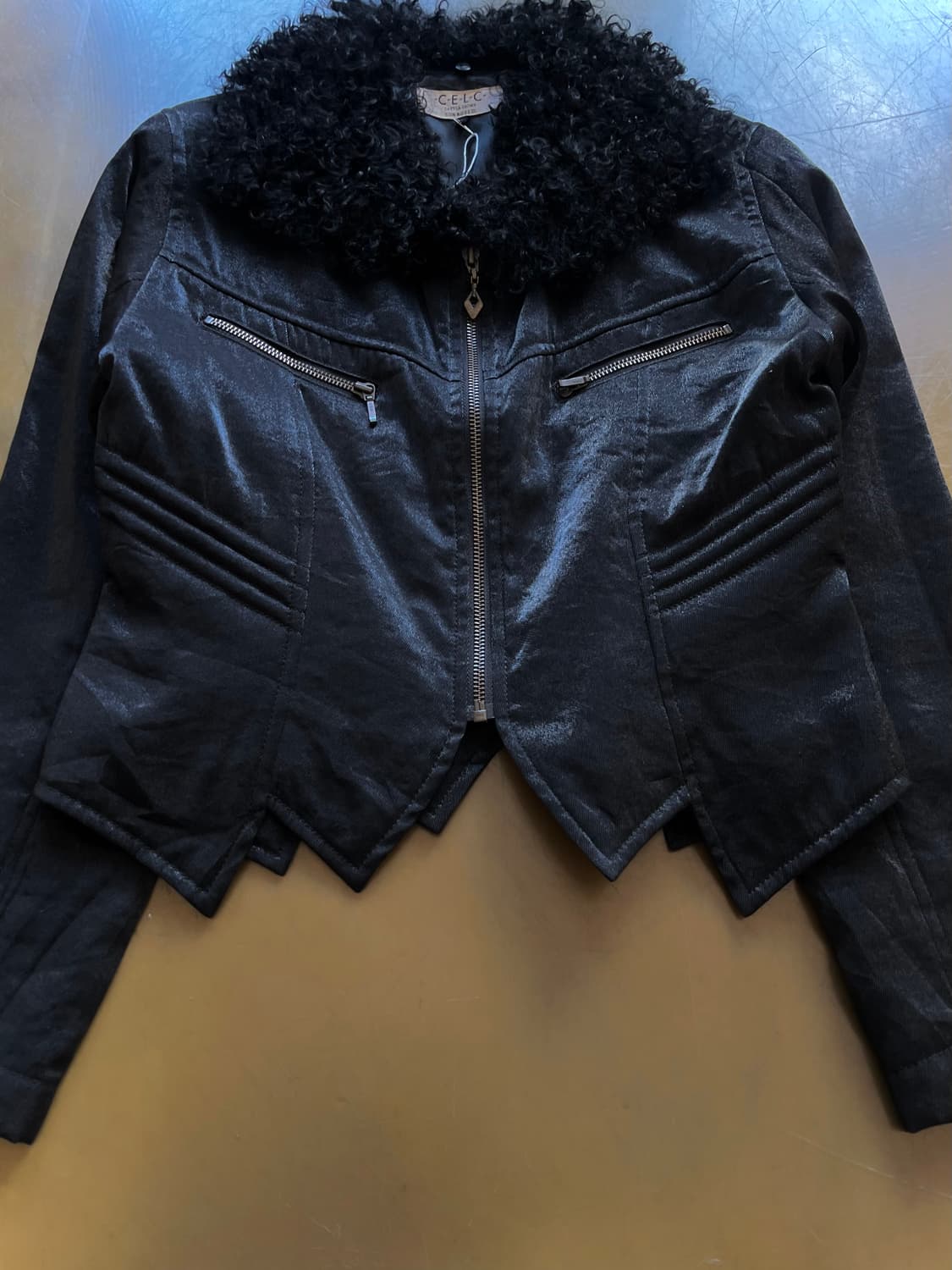 Ca Et La サエラ Tibet Lamb Fur Trim Jacket 상품이미지7