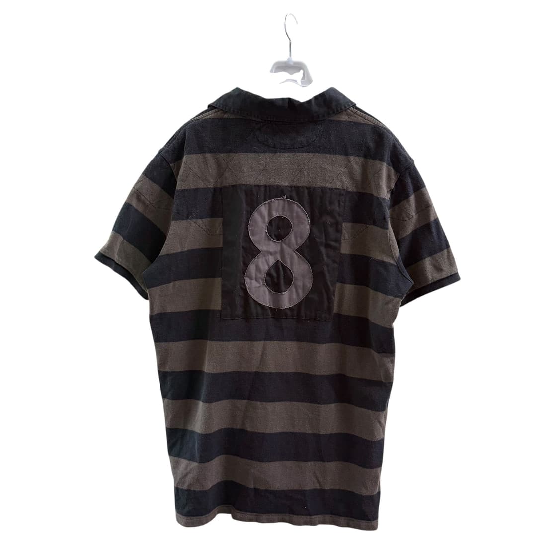 [XL] 폴로 스트라이프 브라운 카라반팔티 상품이미지4