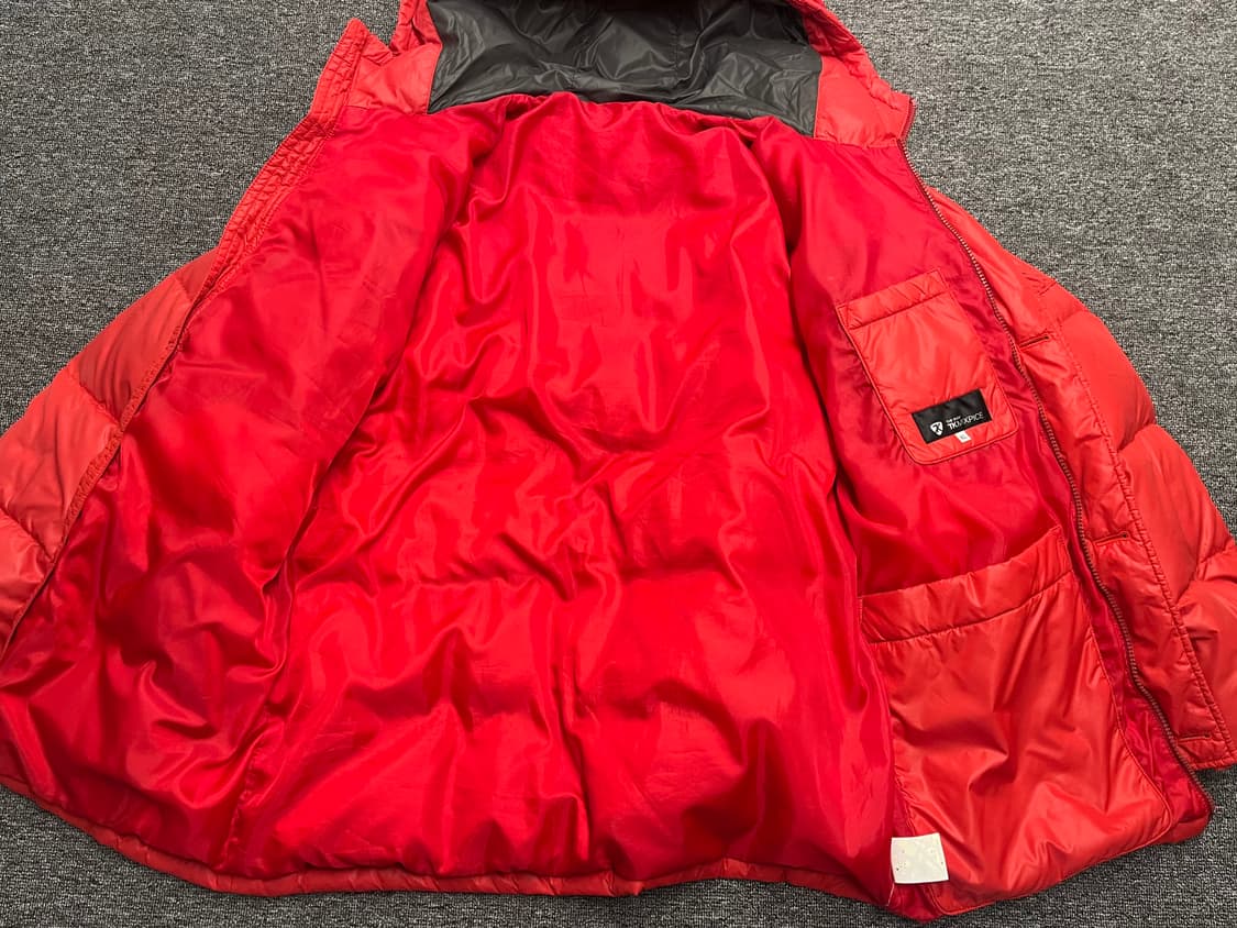[95~100] 타케오키쿠치 레드컬러 다운패딩 XL  상품이미지5
