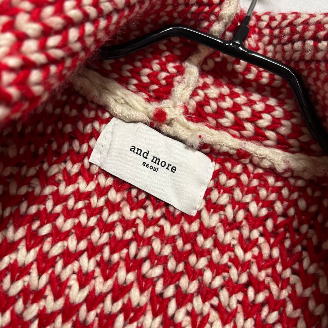 앤드모어 노르딕 패턴 니트 가디건 자켓  상품이미지2
