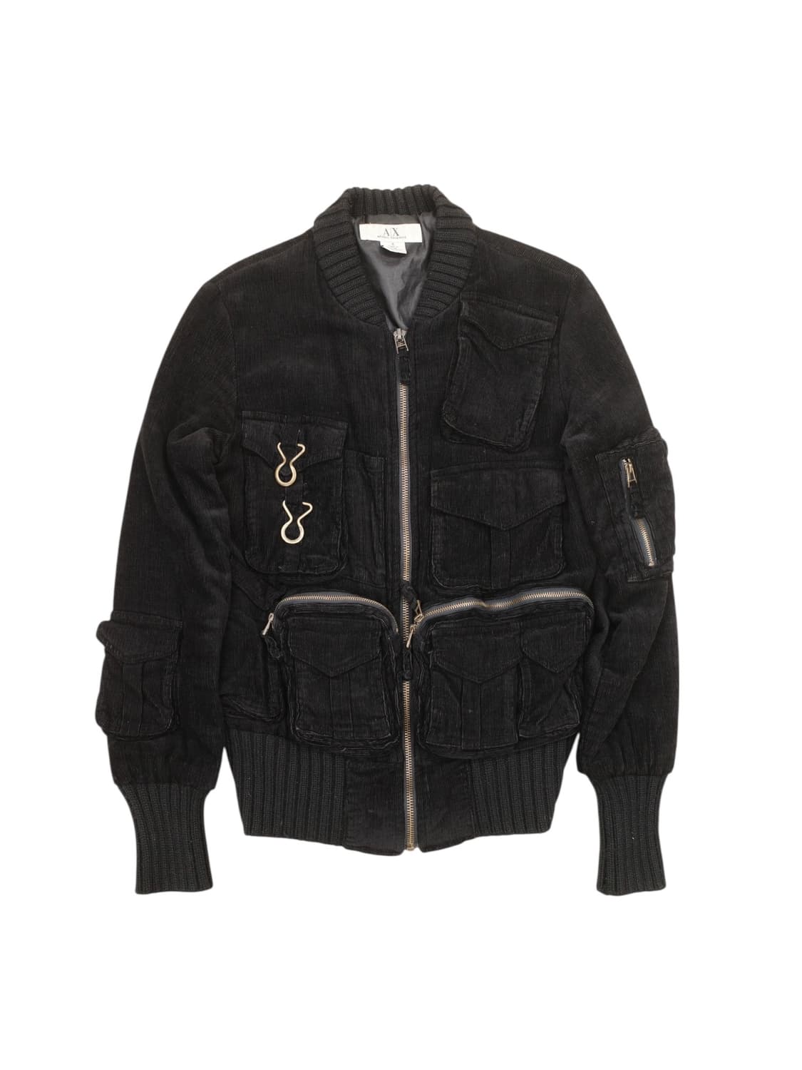 00‘s 알마니 익스체인지 코듀로이 블루종 상품이미지1